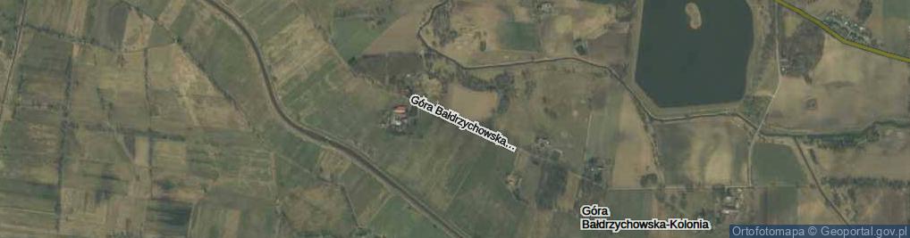 Zdjęcie satelitarne Góra Bałdrzychowska-Kolonia ul.